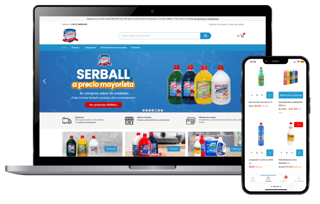 ejemplo tienda online